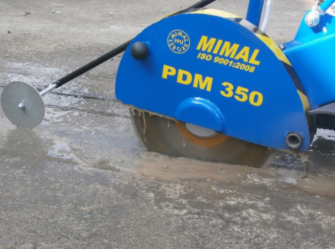 Przecinarka jezdna Mimal PDM 350 silnik Honda Przecinarka jezdna Mimal PDM 350 silnik Honda