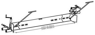 Listwa zgarniająca Jazon LR 4 m (90 - 450 cm) Listwa zgarniająca Jazon LR 4 m (90 - 450 cm)