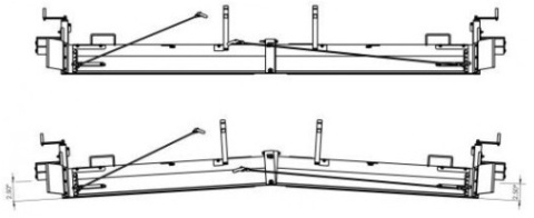 Mechaniczna listwa zgarniająca Jazon LM 7 m (450 - 750 cm) Mechaniczna listwa zgarniająca Jazon LM 7 m (450 - 750 cm)