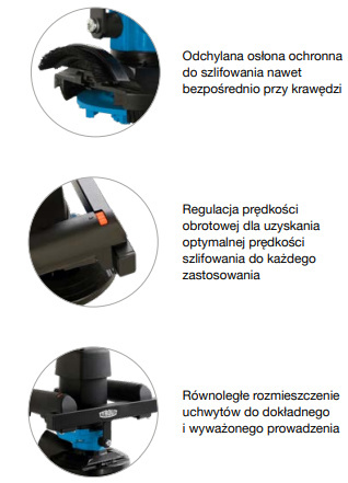 Ręczna szlifierka do betonu Tyrolit HGE125 Ręczna szlifierka do betonu Tyrolit HGE125