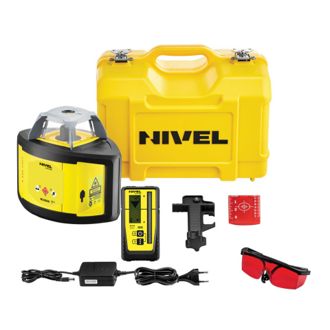 Niwelator laserowy Nivel System NL500R DIGITAL, statyw SJJ1, Łata LS-24 Niwelator laserowy Nivel System NL500R DIGITAL, statyw SJJ1, Łata LS-24