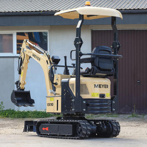 Minikoparka Meyer EX10 B&S skrętne ramię rozsuwane gąsienice 1 tona - Fenix Maszyny Minikoparka Meyer EX10 B&S skrętne ramię rozsuwane gąsienice 1 tona - Fenix Maszyny
