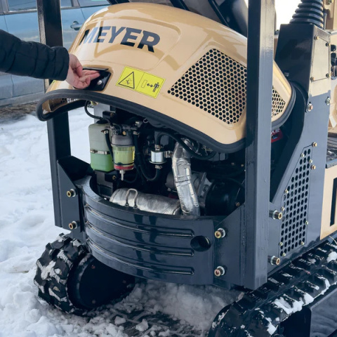 Minikoparka Meyer EX12 1.2T rozsuwane gąsienice, skrętne ramię, joysticki - Fenix Maszyny Minikoparka Meyer EX12 1.2T rozsuwane gąsienice, skrętne ramię, joysticki - Fenix Maszyny