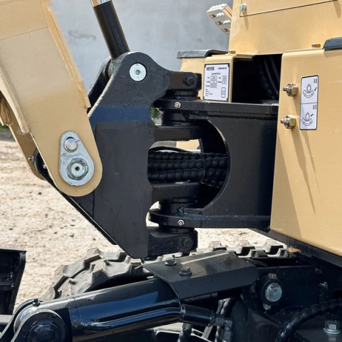 Minikoparka Meyer EX12 1.2T rozsuwane gąsienice, skrętne ramię, joysticki - Fenix Maszyny Minikoparka Meyer EX12 1.2T rozsuwane gąsienice, skrętne ramię, joysticki - Fenix Maszyny