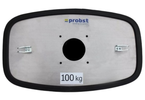 Kompletny zestaw chwytaka próżniowego Probst SPEEDY VS z trzema płytami ssącymi (80, 100, 200kg) oraz uchem do podnoszenia Kompletny zestaw chwytaka próżniowego Probst SPEEDY VS z trzema płytami ssącymi (80, 100, 200kg) oraz uchem do podnoszenia