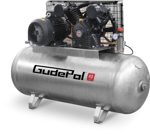 Kompresor tłokowy olejowy Gudepol HD 40/200/510 na zbiorniku 200L Kompresor tłokowy olejowy Gudepol HD 40/200/510 na zbiorniku 200L