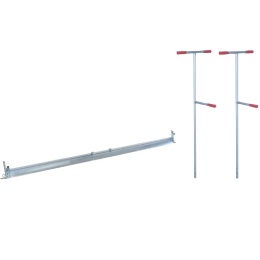 regulowana listwa zgarniająca Probst TELEPLAN TP-200/350 z ergonomicznymi uchwytami HG-ERGO-DUO