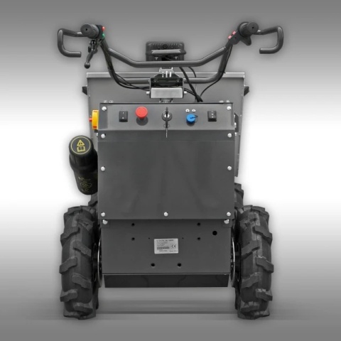 Zbliżenie na bezobsługowe silniki elektryczne 2x1500W w Jansen MSK-800X