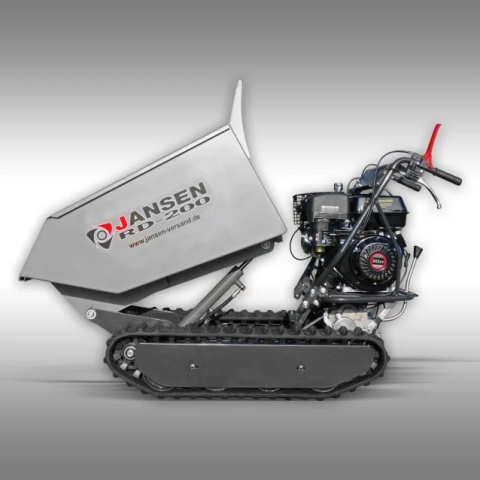 Wozidło gąsienicowe spalinowe Jansen RD-200 z hydraulicznym wywrotem do pracy w trudnym terenie