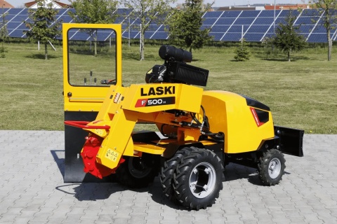 Karczownik do pni Laski F 500H 38 widok z boku