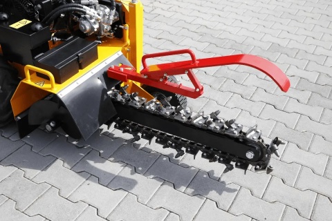 koparka łancuchowa laski TR 60 HC z napędem hydraulicznym łańcuch