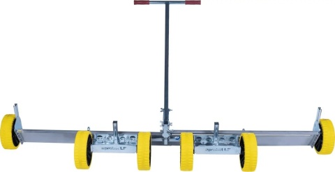 Listwa zgarniająca Probst levelfix 75-125 cm widok z tyłu