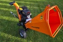Rębak spalinowy rozdrabniacz TB Garden GS1500  widok z boku