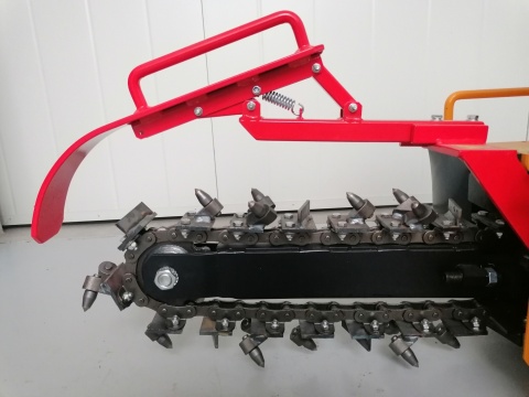 Ręczna Koparka Łańcuchowa do Kabli i Nawodnień Laski TR 50 | Głębokość 60cm | łańcuch